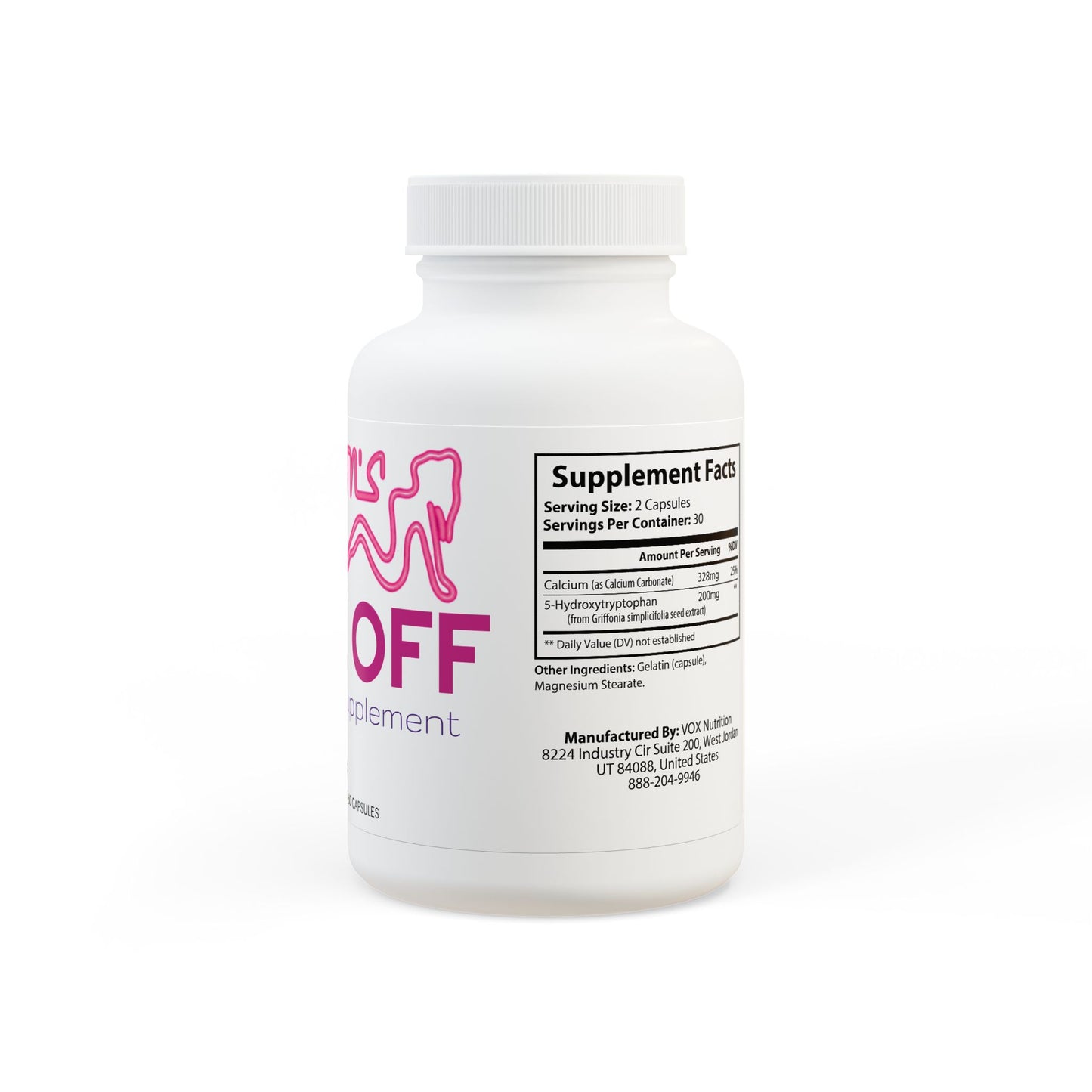 Samson's Suite 'ROLL OFF' Recovery 5-HTP Supplement (60 Capsules)