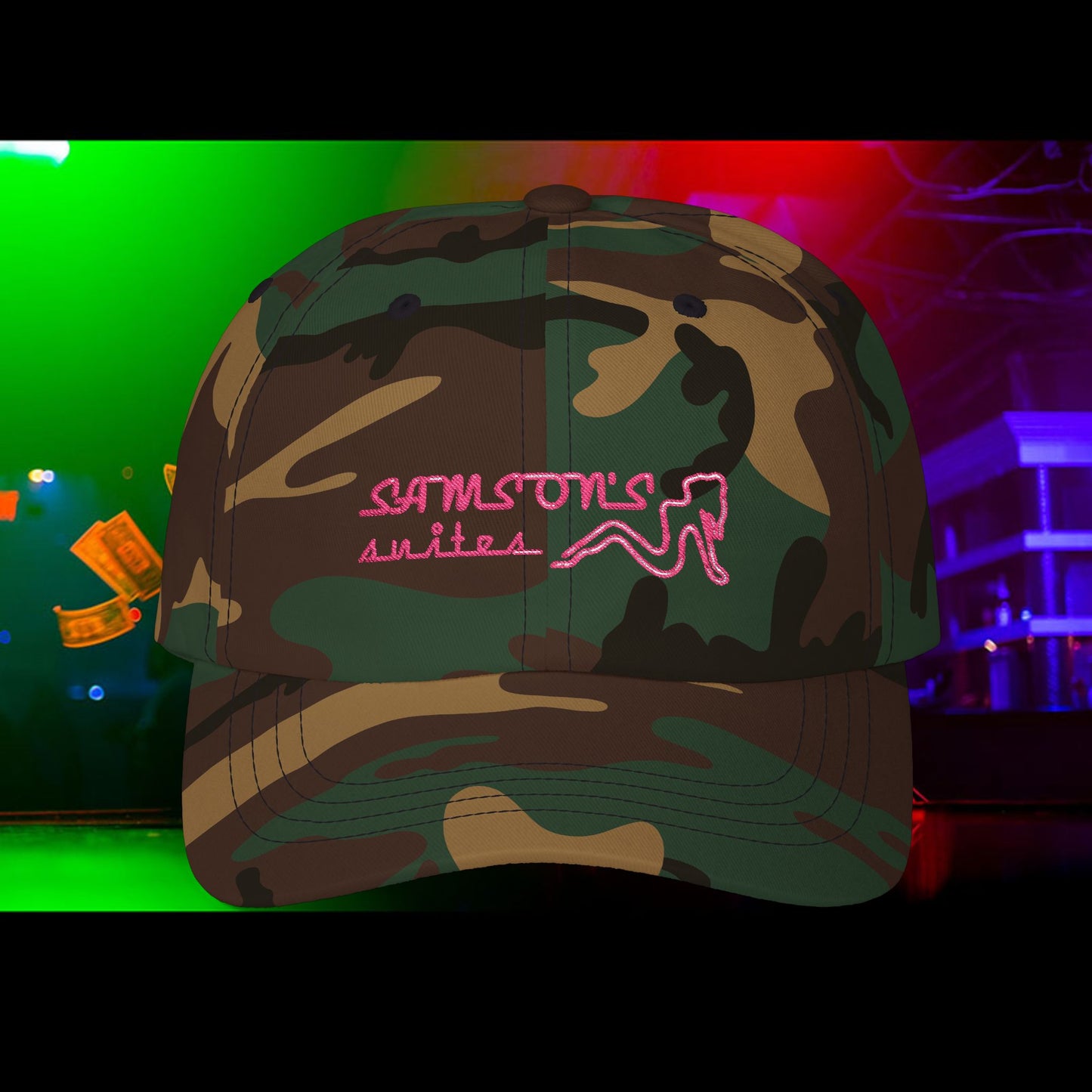 Samson's Suite Embroidered Dad Hat