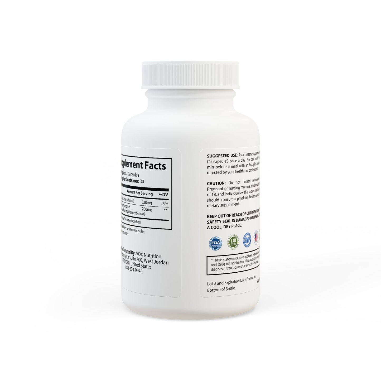 Samson's Suite 'ROLL OFF' Recovery 5-HTP Supplement (60 Capsules)